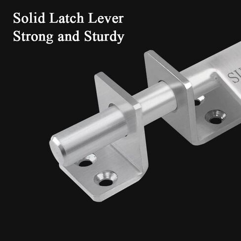 Door Lock,Gate Bolt Stainless,Slide,Heavy Duty Steel Barrel, Latch for Wooden Fences Barn, with Padlock Hole in Kuwait