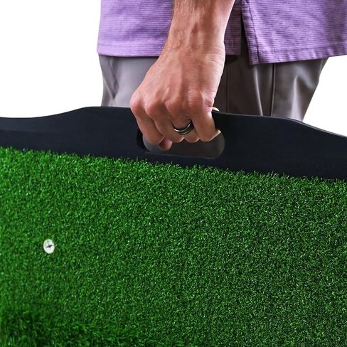Callaway Dual-Strike Golf Hitting Mat with No-Slip Heavy Rubber Base, Simulating Both Fairway and Rough Surfaces in Kuwait