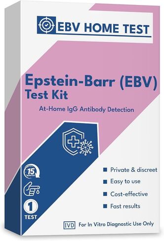اختبار Epstein Barr (EBV) في المنزل، دقيق للغاية وسهل القراءة والاستخدام. ضد VCA وEBNA الخاصين بفيروس Epstein-Barr، نتائج سريعة خلال 15 دقيقة. in Kuwait