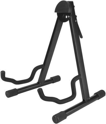 A Frame Cello Stand, Adjustable Folding Metal Instrument Support with Foam Pad, for Home Display Performance in Kuwait