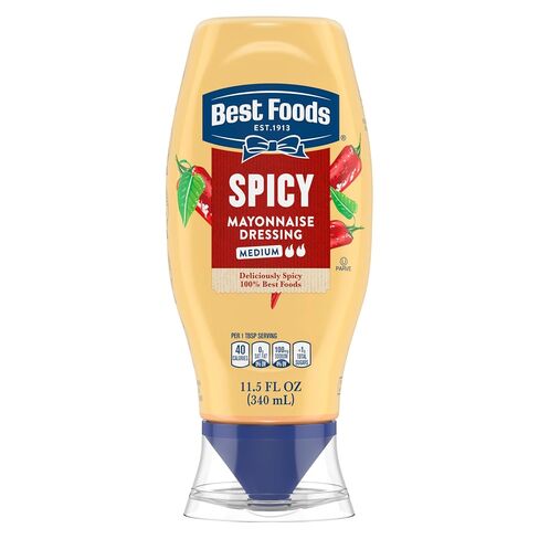Best Foods Spicy Mayonnaise Spicy For a Rich, Creamy Condiment Made with Real Chili Peppers 11.5 oz in Kuwait