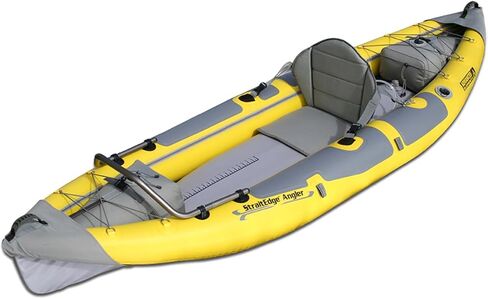 عناصر متقدمة StraitEdge ™ Angler نفخ قوارب الكاياك - AE1006-ANG قوارب الكاياك لصيد الأسماك مع حاملات قضيب وحقيبة ومضخة in Kuwait