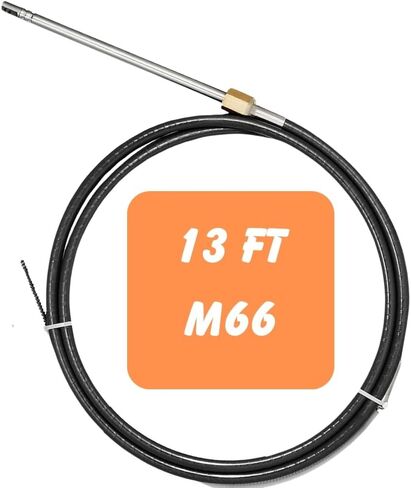 Boat Steering System Kit 3/4'' Shaft with Stainless Steel 84 gear Applicable to all outboard motor mechanical steering systems M66 13FT cable in Kuwait