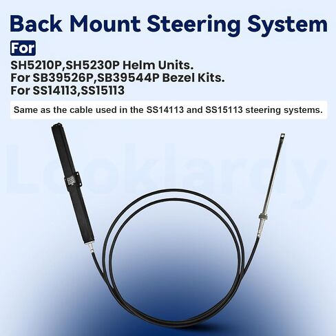 SSC13413 13Ft Rack Steering Cable Compatible with SB39526P,SB39544P Bezel Kits for Back Mount Steering System& SH5210P,SH5230P Helm Units Fits for SS14113 SS15113 in Kuwait
