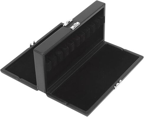2 Layer Black Leather Bassoon, s, Wind Instrument Accessory with Soft Flannel Slots and Ventilation Holes, Compact Storage Solution for Musicians in Saudi Arabia