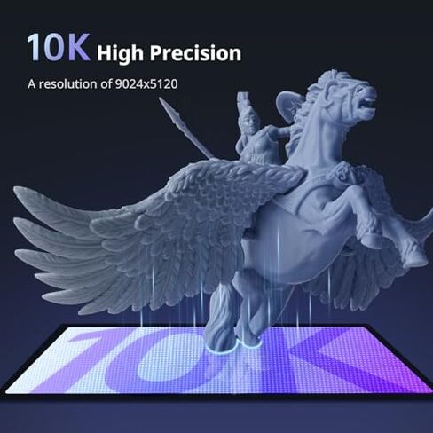 طابعة ANYCUBIC ثلاثية الأبعاد من الراتنج 10K، فوتون مونو 4 ومحطة الغسيل والمعالجة 3.0 in Kuwait