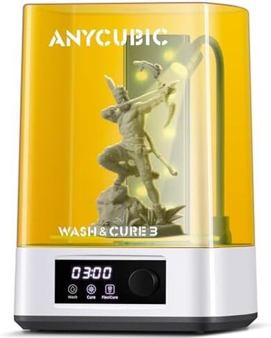 طابعة ANYCUBIC ثلاثية الأبعاد من الراتنج 10K، فوتون مونو 4 ومحطة الغسيل والمعالجة 3.0 in Kuwait