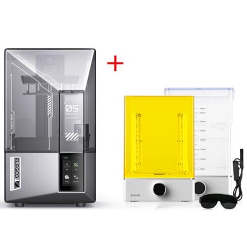 ELEGOO Mars 5 Ultra 9K MSLA Resin 3D Printer and ELEGOO Mercury XS Bundle with Separate Wash and Cure Station in Kuwait