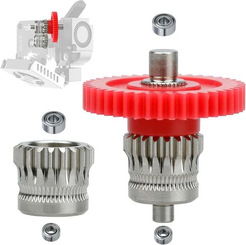 ​​Sprite Extruder Hardened Steel Gear Kit – Compatible with Ender-3 S1 Pro/S1/S1 Plus/CR-10 Smart Pro/V3 KE/SE/CR-M4/CR10 SE 3D Printers​ in Kuwait