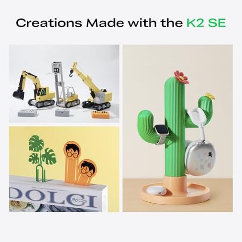 طابعة Creality K2 SE ثلاثية الأبعاد، أقصى سرعة 500 مم/ثانية، تدعم الطباعة متعددة الألوان التي تحتاج إلى حزمة CFS مع Creality 2 كجم PLA أزرق وأحمر in Kuwait