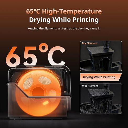 Anycubic Kobra S1 ACE 2 Pro Combo FDM 3D Printer, Quiet CoreXY Enclosed 3D Printer, Auto Filament 4 Colors with 4 ACE 2 Pro Dryer Box, Beginner-Friendly Fast Multicolor 3D Printers, 250×250×250 mm³ in Kuwait