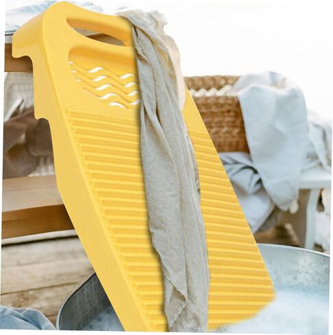 Laundry Basin, Indoor Washboard for Clothes Soap Holder Plastic Scrub Board Antislip in Kuwait