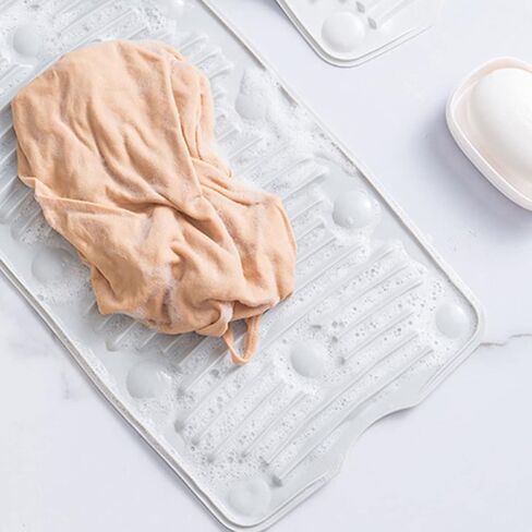 Laundry Basin, Thickened Silicone Washboard Foldable Laundry Scrubbing Tool for Clothes Durable in Kuwait