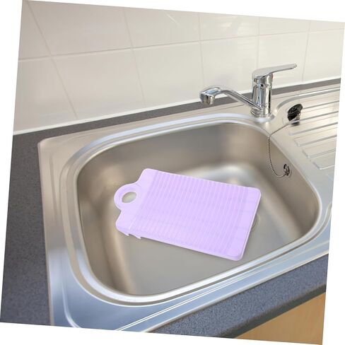 Laundry Basin, Handheld Laundry Washboard Plastic Slip for Cleaning at Home in Kuwait