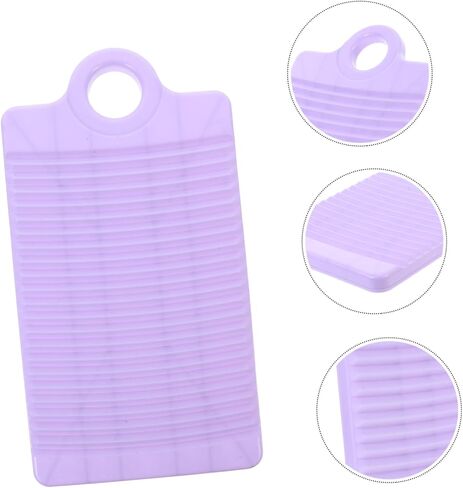 Laundry Basin, Handheld Laundry Washboard Plastic Slip for Cleaning at Home in Kuwait