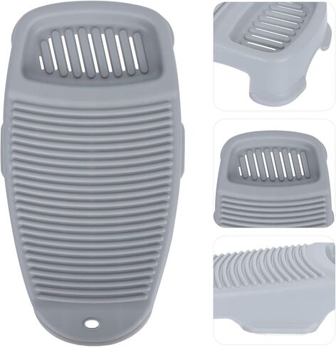 Laundry Basin, Washboard Clothes Washing Basin Board Household Laundry for Kids Shirts in Kuwait
