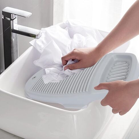 Laundry Basin, Washboard Clothes Washing Basin Board Household Laundry for Kids Shirts in Kuwait