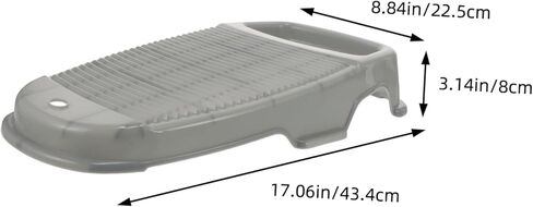 Laundry Basin, Washboard Home Laundry Plastic Non slip Soap Holder Hanging in Kuwait