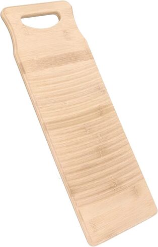 Heavy Duty Labor Saving Bamboo Washing Board for Home 19.7 Inches Long Natural Bamboo in Kuwait