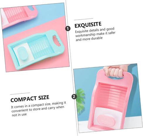 Laundry Basin, Convenient Washboard Hand Washing Durable Material Ergonomic Smooth Finish for in Kuwait