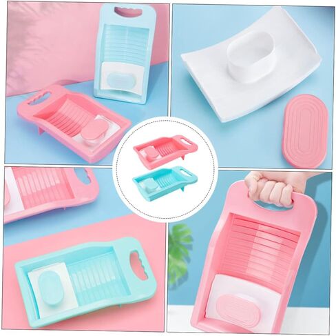 Laundry Basin, Convenient Washboard Hand Washing Durable Material Ergonomic Smooth Finish for in Kuwait