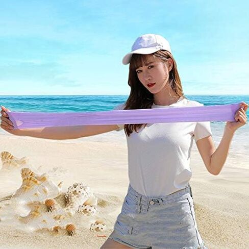 7 Pairs Cooling Arm Sleeves with Thumb Hole Sun Uv Protection Ice Silk Arm Cover for Men Women in Kuwait