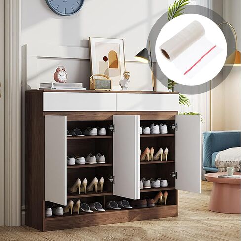 Healeved Disposable Shoe Covers for Shoe Cover Dispenser Milky White for Home and Office Use 2 Rolls in Kuwait