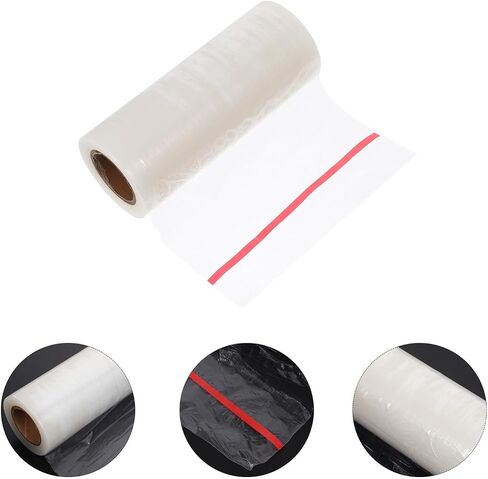 Healeved Disposable Shoe Covers for Shoe Cover Dispenser Milky White for Home and Office Use 2 Rolls in Kuwait
