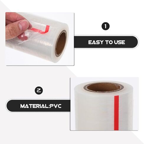 Healeved Disposable Shoe Covers for Shoe Cover Dispenser Milky White for Home and Office Use 2 Rolls in Kuwait