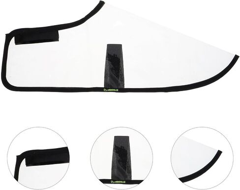 SHINEOFI Breathable Hair Stylist Shoe Covers Small Size Pvc Protective Reusable Haircut Shoes Protector for Barbers and Salon Spa Use in Kuwait