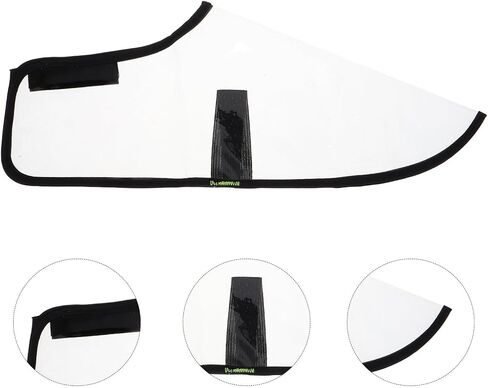 Reusable Pvc Hair Stylist Shoe Covers Breathable Salon Shoes Protector Shatterproof Design Small Size Covers for Barbers and Hairdressers in Haircut and Spa Settings in Kuwait