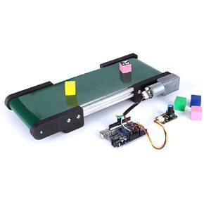 Conveyor 350mm Mini Conveyor PU Belt Vending Machine DC Track Cargo Lane Automatic Conveyor Belt Automated Learning in Saudi Arabia