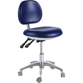 Hydraulic Adjustable Rolling Swivel Stool for Dental Office, Age, Spa, Medical, and Beauty Applications (Yellow) in Kuwait