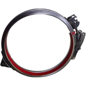 Adjustable Quick Release Pipe Clamp - Durable Stainless Steel & Galvanized Duct for 80-400mm Hoses and Pipes(Galvanized,200mm) in Kuwait