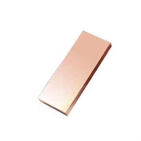 Flat Copper Bar Stock, Copper Plate Bar Rectangular Sheet Available in 10x35mm 10x45mm 10x50mm 10x60mm 10x80mm 10x100mm 12x12mm 12x25mm DIY(10x100x100mm) in Kuwait
