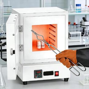 2000w Electric Burnout Oven Kiln, Muffle Furnace High Temperature Burnout Oven Integrated Laboratory Jewelry Processing Furnace 1150℃ Highest Temperature in Kuwait