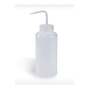 Bel-Art F11620-1000 Wide Mouth Wash Bottle, Polypropylene Cap, Natural Cap, 53mm Closure, LDPE (Pack of 12) in Saudi Arabia
