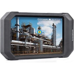 SonoCam Pocket Acoustic Camera, 270g, 393 Ft Detection Range, 4.3'' Touchscreen, 66°×52° FOV, 64 MEMS Digital Mic, Industiral Acoustic Imager for HVAC & Compressed Air Leaks& PD Detection in Saudi Arabia
