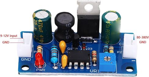 وحدة أنبوب LiebeWH Nixie، تيار مستمر 9 فولت إلى 12 فولت إلى 80 فولت إلى 380 فولت مصدر طاقة عالي الجهد مع وظيفة إيقاف التشغيل، لساعة أنبوب Nixie والإلكترونيات التي تصنعها بنفسك in Kuwait