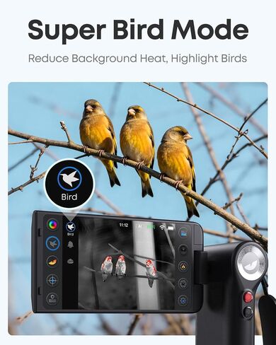 Thermal Master DV2 Thermal Monocular with 15mK Ultra-Sensitive Sensor | 512x384 X³ 256x192 Ir Resolution, 50Hz Smooth Image, 5'' Rotatable Big Display, Hotspot Tracker, Outdoor Wildlife Observation in Kuwait