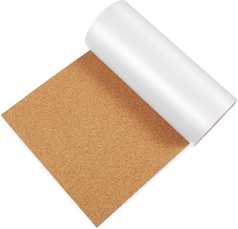 Cabilock Self-Adhesive Cork Board Roll with Easy to Use Backing, Brown Cork Material for Office Spaces and Sports Venues, for Wall Decoration and Bulletin Boards in Kuwait