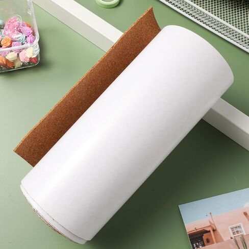Cabilock Self-Adhesive Cork Board Roll with Easy to Use Backing, Brown Cork Material for Office Spaces and Sports Venues, for Wall Decoration and Bulletin Boards in Kuwait