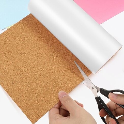 COHEALI Roll of Cork Board with Adhesive Backing Self-Adhesive Cork Roll for Office Spaces and Home Decor Easy to Use for Photo Board in Kuwait