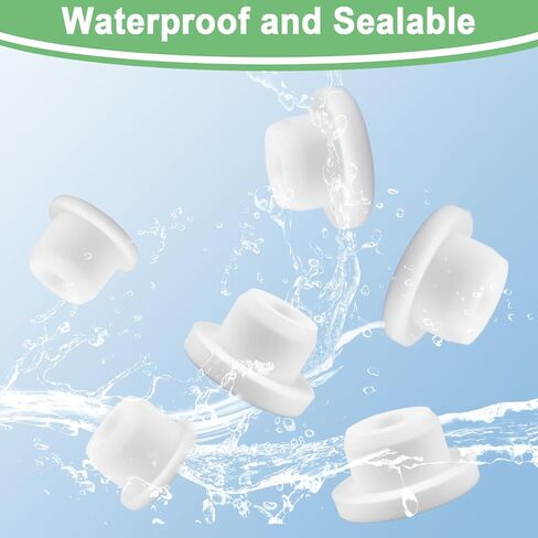36 PCS Bathtub Jet Covers 6 Sizes Tub Jet Covers Fit 12mm 13mm 14mm 15mm 16mm 17mm Bathtub Hole Waterproof Silicone Tube Plugs in Kuwait