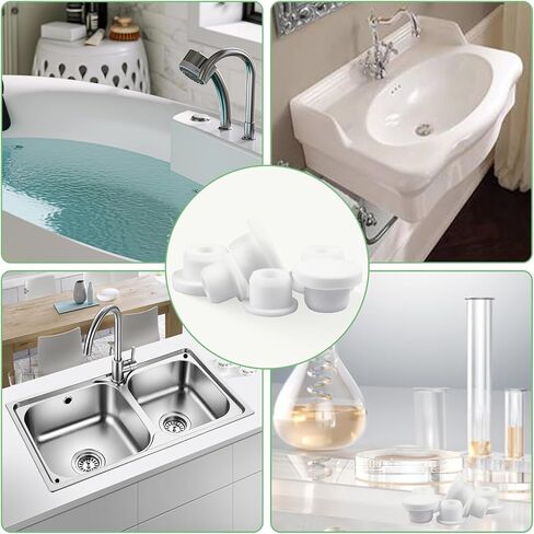 36 PCS Bathtub Jet Covers 6 Sizes Tub Jet Covers Fit 12mm 13mm 14mm 15mm 16mm 17mm Bathtub Hole Waterproof Silicone Tube Plugs in Kuwait