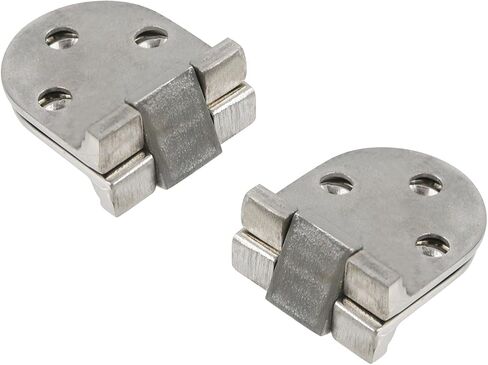 Semetall Boat Hinges, 4PCS Stainless Steel Flush Mount Hinges 2.6" x 1.18" - Marine Grade for Butler Tray, Hatch, Cabinet & Door, Silver in Kuwait