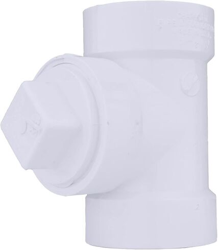 2 in. Hub X 2 in. D Hub PVC Cleanout Tee 1 pk in Kuwait