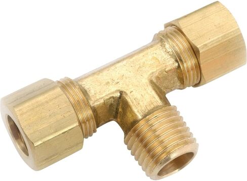 Krixis Metals 5/8 In.C x 1/2 In. MPT Compression Brass Tee 750072-1008 in Kuwait
