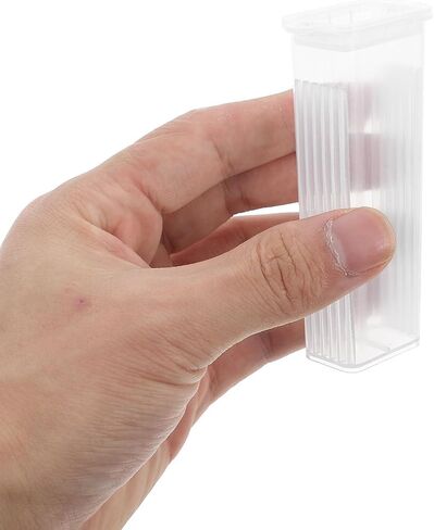 TOYANDONA 10pcs Plastic Microscope Slide Storage Box with Lid 5 Slide Capacity Staining Jar for Laboratory Use for Pathology and Science Kit Applications in Kuwait