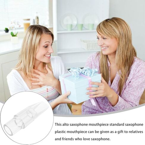 YARNOW سوبرانو ساكسفون قطعة الفم البلاستيكية الساكسفون رئيس E شقة كريستال المعبرة ملحق استبدال المهنية لأداء سوبرانو ساكس in Kuwait